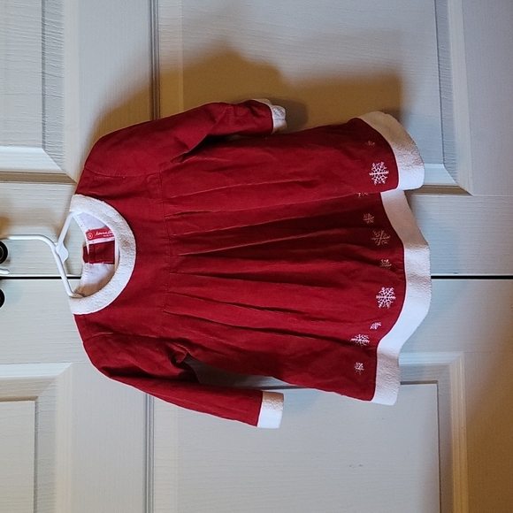 Hanna Andersson Other - Hanna Andersson holiday dress red corduroy size 80 (18-24mos)